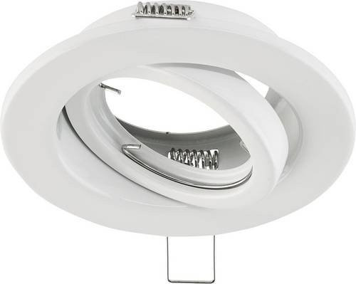 EVN Einbauring GU10 Weiß mit verstellbarem Reflektor für 50W Downlight - Bild 1