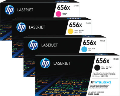HP 656X Original LaserJet Tonerpatrone CF462X in Gelb für Color LaserJet Enterprise M652dn, M652n, M653dh, M653dn, M653x - Bild 1