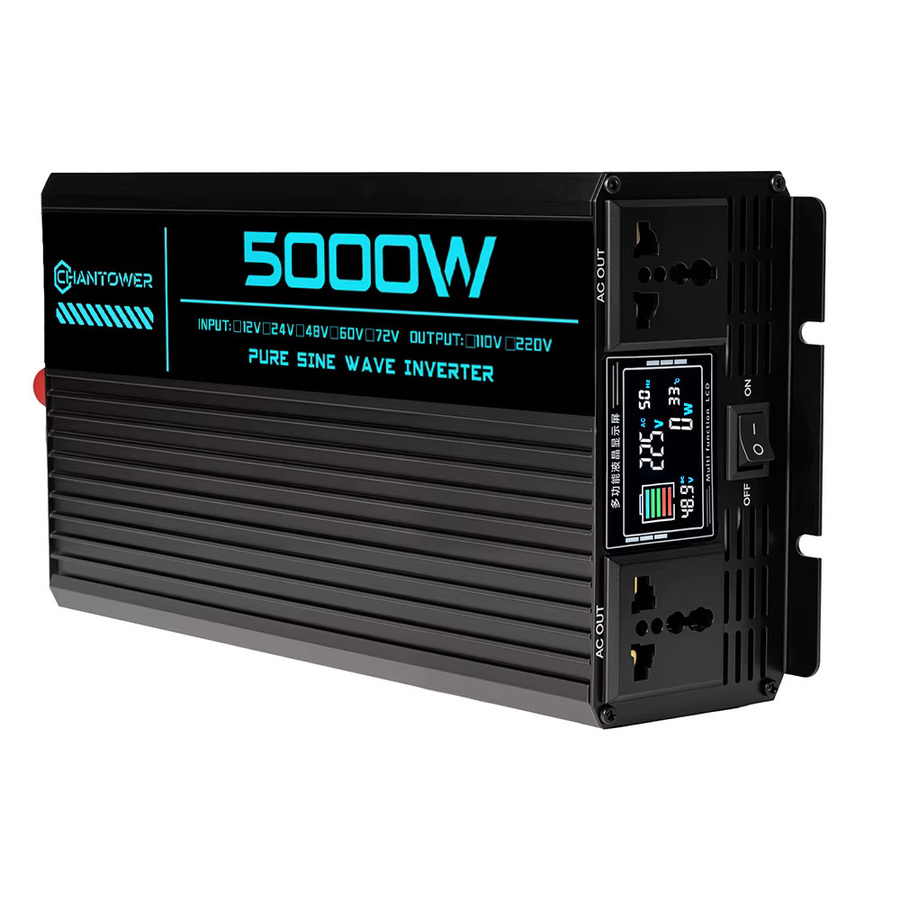 CHANTOWER Reiner Sinus-Wechselrichter DC 12 V zu AC 220 V/110 V für Auto und Solar - Bild 5