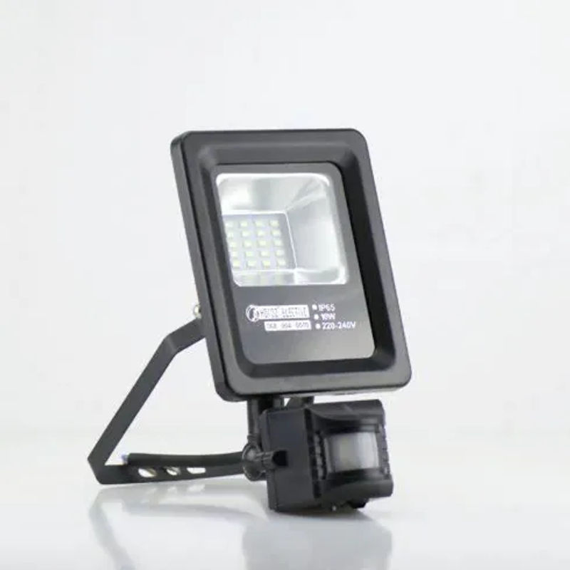 LED-Strahler Horoz Electric 10W mit Bewegungsmelder IP65 extraflach schwarz - Bild 2