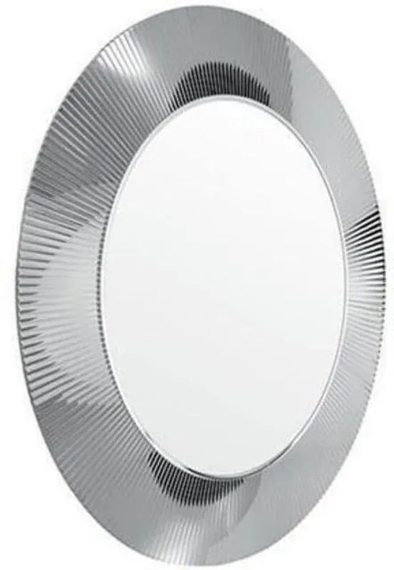 Kartell All Saints Wandspiegel Rund Silber aus Kunststoff und Glas Durchmesser: 78 cm - Bild 1