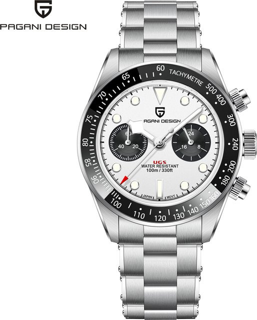 PAGANI DESIGN Chronograph, Quarz, Edelstahl, Saphirglas, Herren - Bild 1