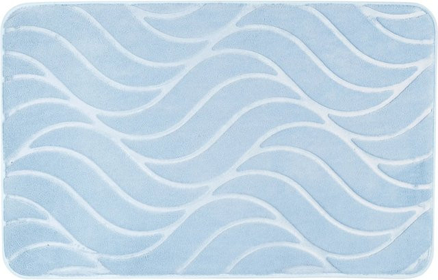 Wenko Badteppich Tropic aus Memory-Schaum in Türkis, B: 80 cm, T: 50 cm - Bild 1