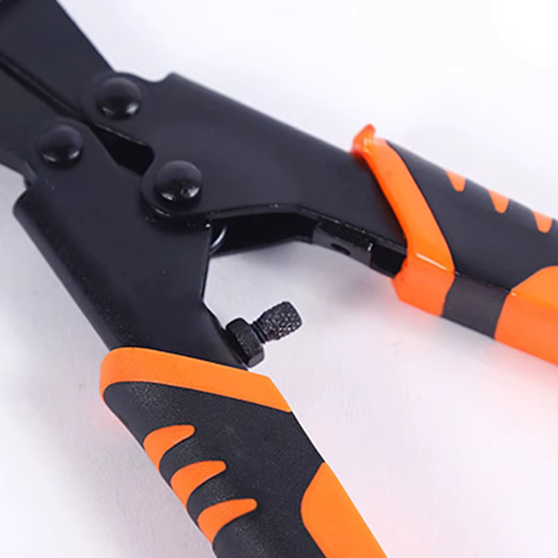 AXE SHAN Mini-Drahtschneider 8 Zoll mit Hebelwirkung und flacher Nase als arbeitssparender Kabelschneider - Bild 5