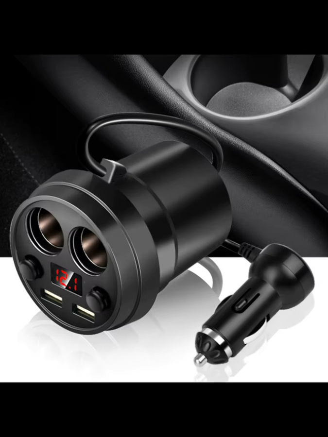 Aramox 120W High-Power Auto Ladegerät mit Dual USB Anschlüssen in Schwarz - Bild 6