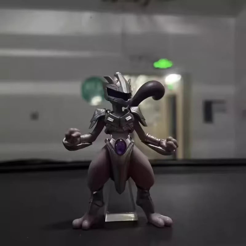 Pokemon Mewtwo Anime Figur in Lila, PVC Statue Modell für Sammler und Kinder, Höhe: 11 cm - Bild 5