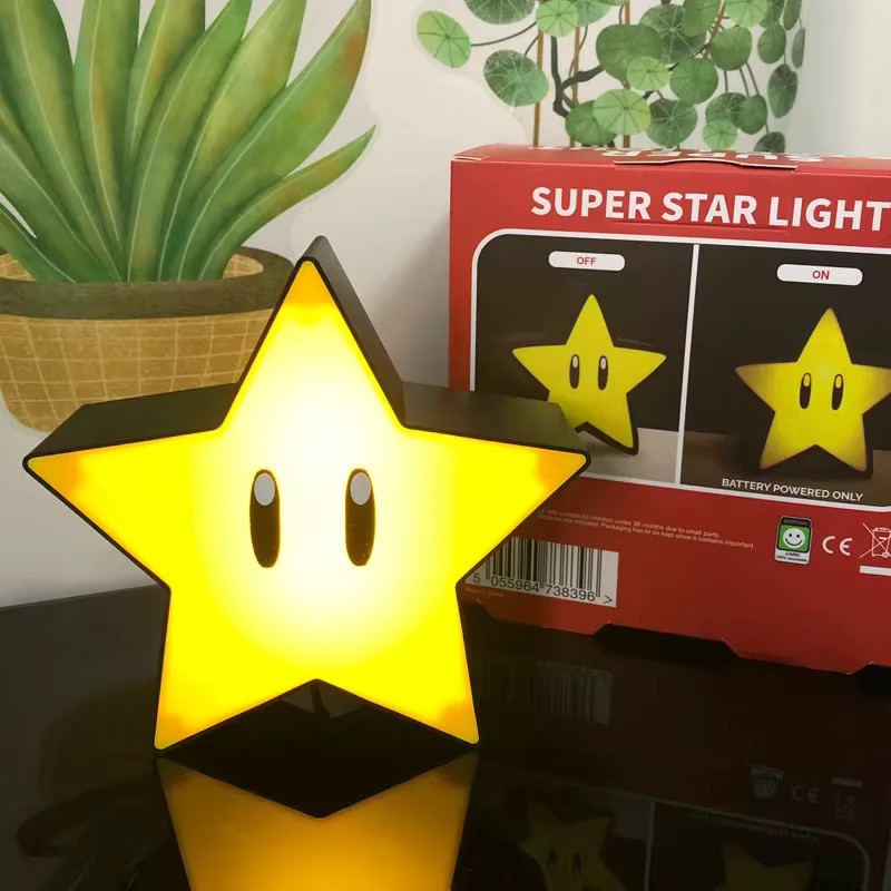 Bandai Super Mario Lichtfigur Nachtlicht, LED, Musik-Schall-Tischlampe - Bild 3