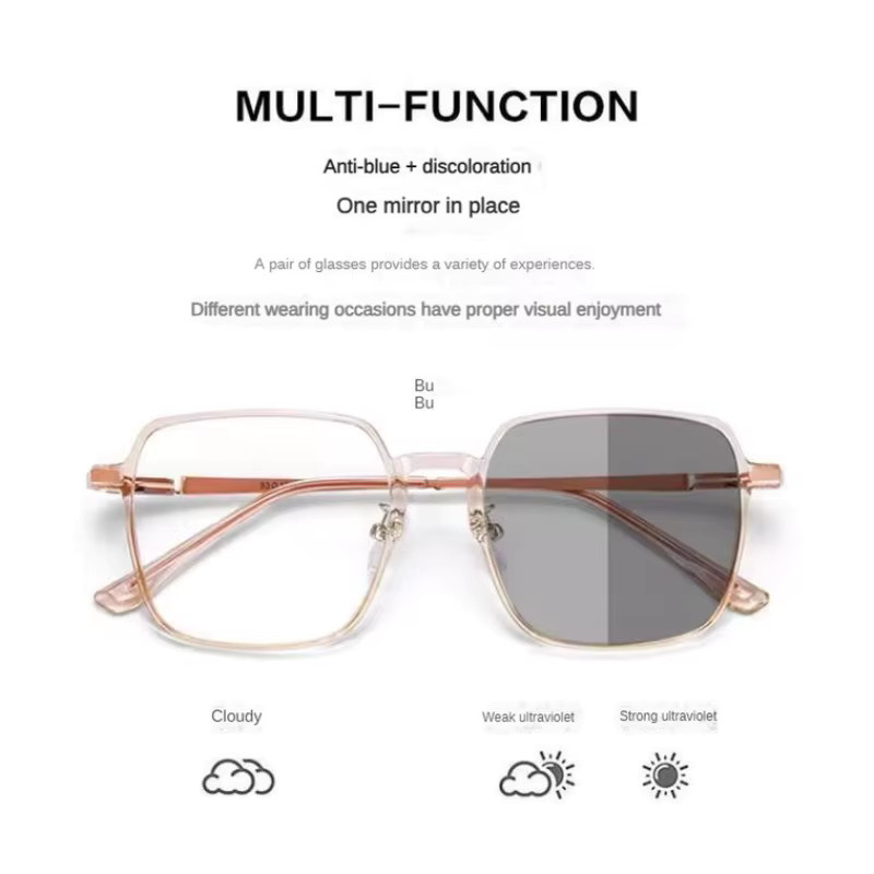 ERIKOLE Computerbrille, Metall, Vollrand, Square, Unisex, Blaulichtfilter - Bild 2