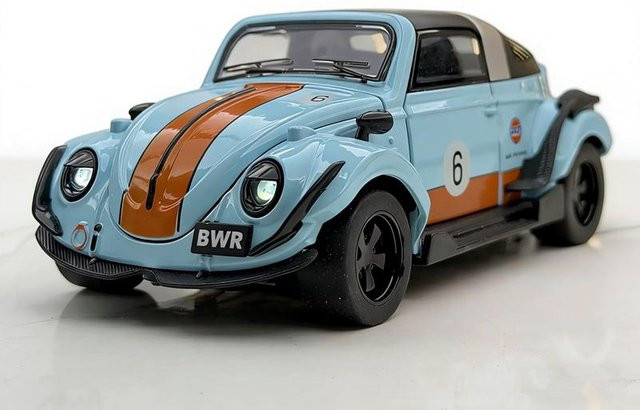 Linyi toy car Käfer Typ 1 Sportwagen Modell, 1:32, mit Licht und Sound, ab 14 Jahre - Bild 1