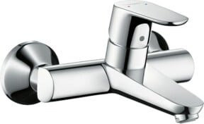 Hansgrohe Focus Waschtisch-Einhebelmischer für die Wandmontage in Chrom mit 180 mm Ausladung - Bild 1