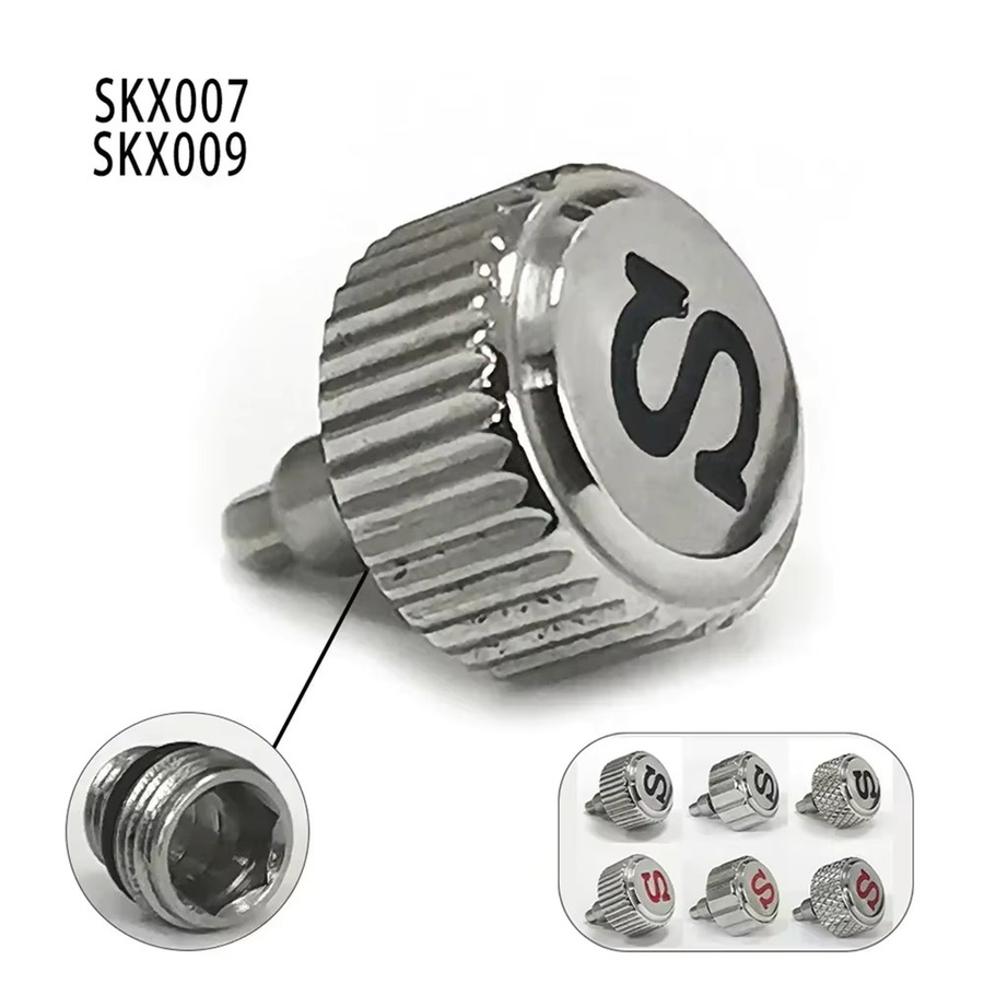 OAKCHARM Uhrenkronen-Verbindungsstift, Edelstahl, Silber, Unisex - Bild 3