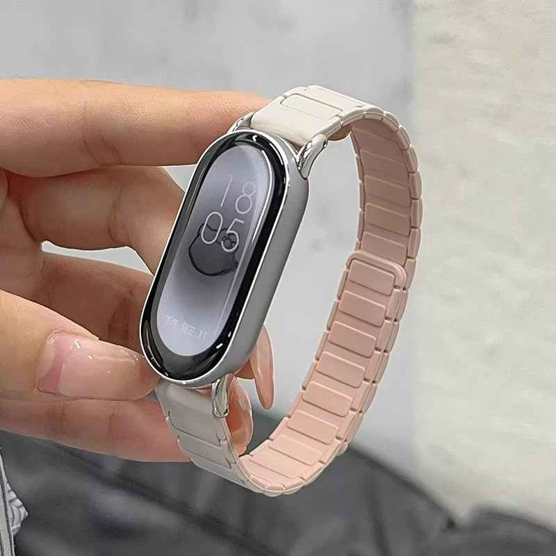 FancyWrist Uhrenarmband Silikon, Magnetische Schleife, Mi Band 8/9 - Bild 3