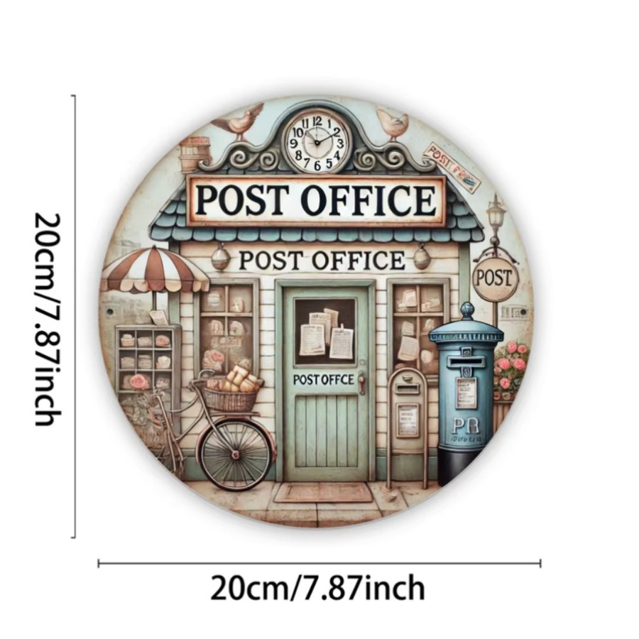 Vintage Postbüro Metallschild von Potdemiel im Retro-Design für Innen und Außen - Bild 2