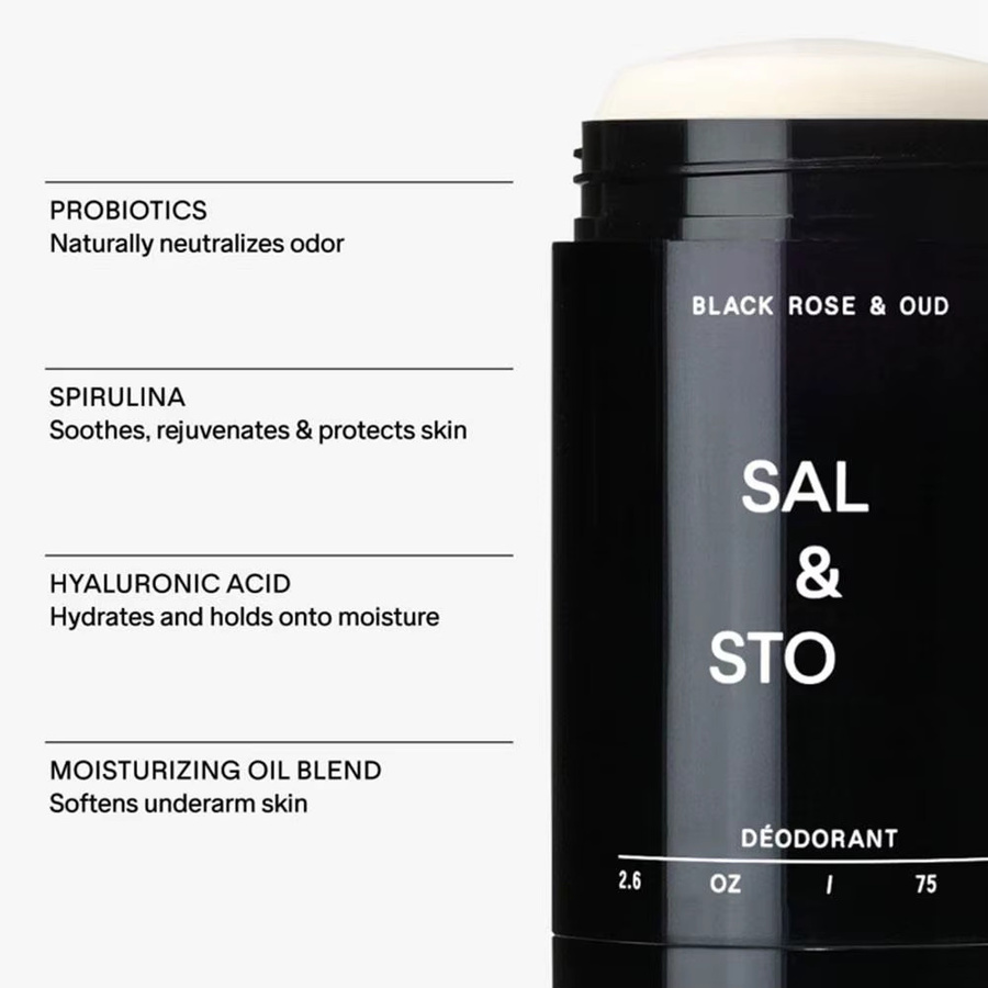SALT&STONE Deodorant Stick, Sandelholz, Unisex - Bild 5