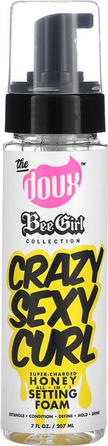 The Doux Crazy Sexy Curls Fixierschaum mit Honig, 207 ml, Lockiges Haar - Bild 1