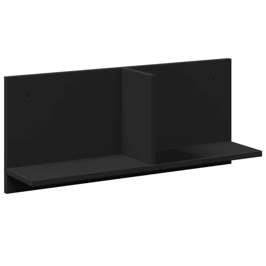 vidaXL Wandschrank aus Holzwerkstoff in Schwarz, B/H/T: 70 x 30 x 16,5 cm - Bild 2