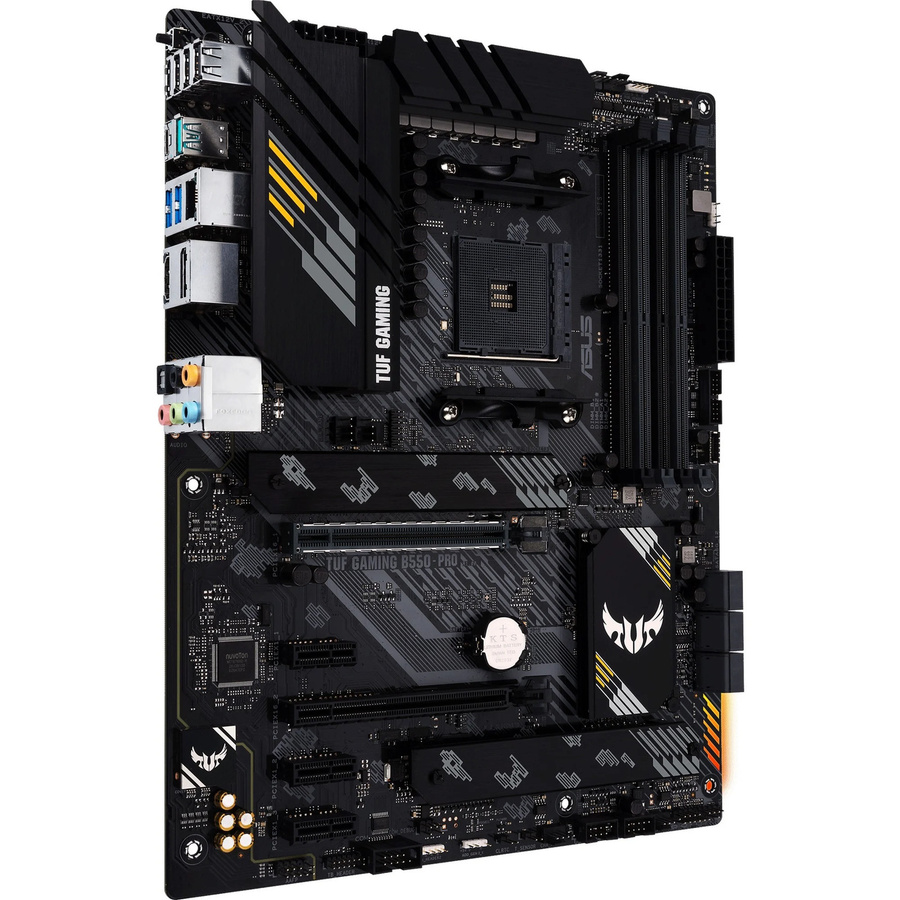Asus TUF GAMING B550-PRO Mainboard AM4 DDR4 Schwarz mit Ethernet/LAN - Bild 1