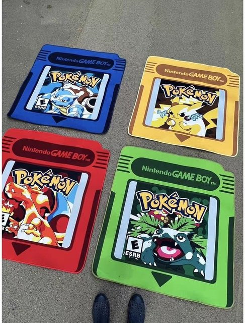 Potdemiel Teppich mit Pokemon Motiv in Grün, rechteckige Bodenmatte aus Polyester für Wohnzimmer und Schlafzimmer - Bild 1