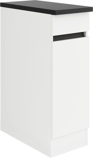 Optifit Küchen-Unterschrank Luca932 in Weiß-Anthrazit, B/T/H: 30 x 60 x 88 cm - Bild 1
