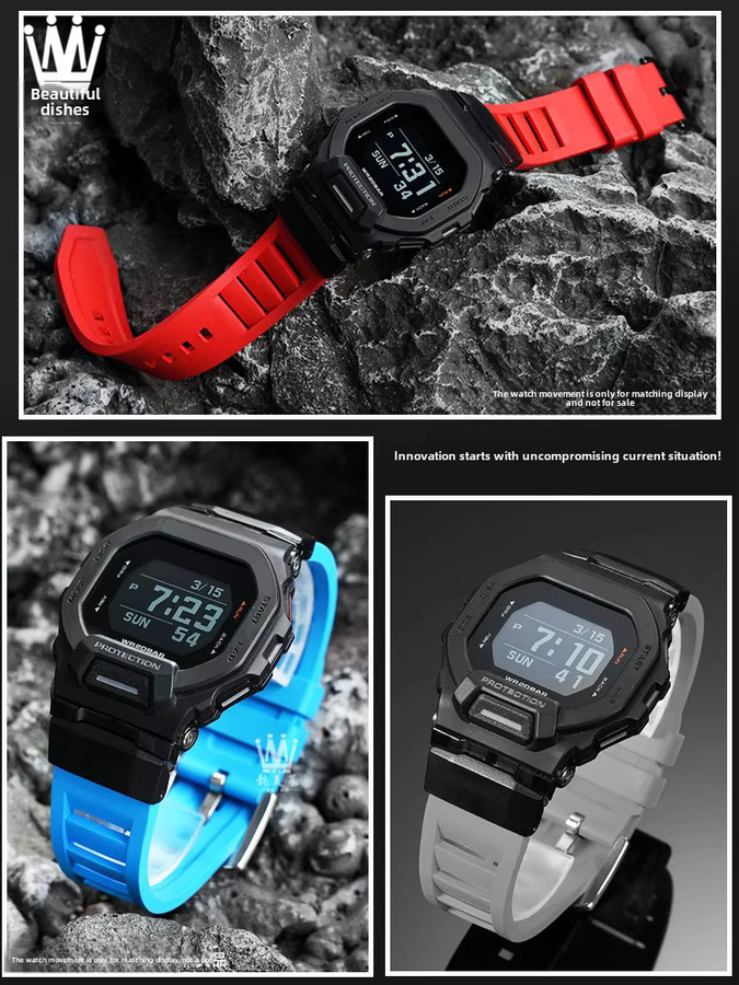 Casio G-Shock Uhrenarmband, Kautschuk, Schwarz, Herren - Bild 3