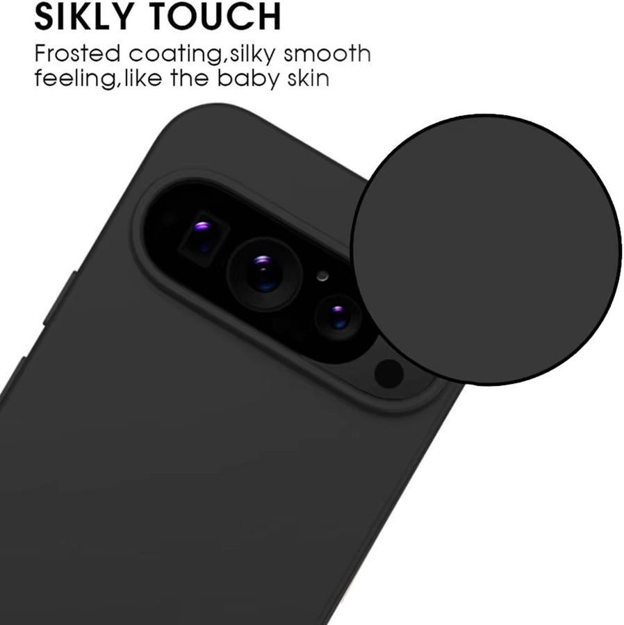 Ricestate Silikonhülle für Google Pixel in Schwarz, mattiert und ultradünn - Bild 4