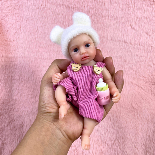 MRB LouLou Awake Girl, Reborn Baby Puppe, Silikon, Waschbar - Bild 1