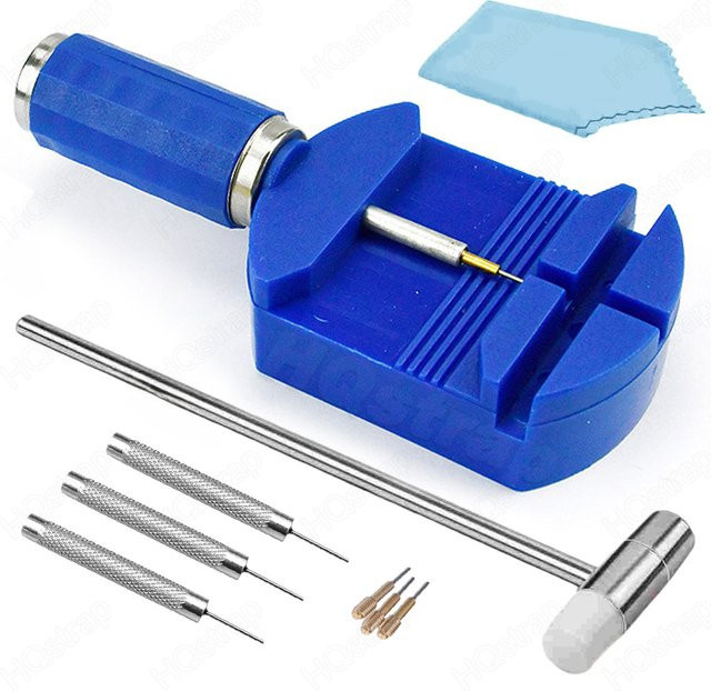 HQstrap Uhren Reparatur Werkzeug Set, Edelstahl, Silber, Unisex - Bild 1