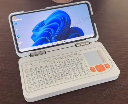 Tragbarer Mini-Computer mit Touchscreen, Duales Betriebssystem, 8GB RAM und 256GB SSD in Schwarz oder Weiß - Bild 3