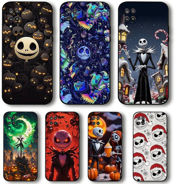 N-Nightmare B-Before-C-Christmas Soft Cover Handyhülle für Samsung Galaxy S21 S22 S23 S24 Ultra S25 Ultra S26 A52 in Multicolour - Bild 1