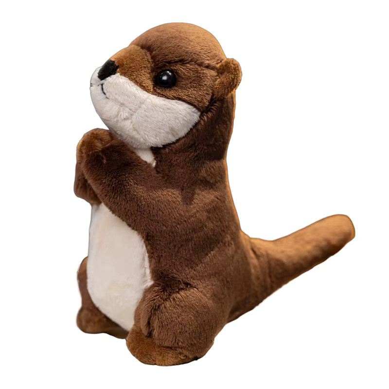 YUZHINUO Kawaii Otter Plushie, Plüsch Spielzeug, Weiß, Braun - Bild 5