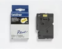 Brother Schriftbandkassette P-touch TC-691 in Schwarz und Gelb für P-touch 8e - Bild 1