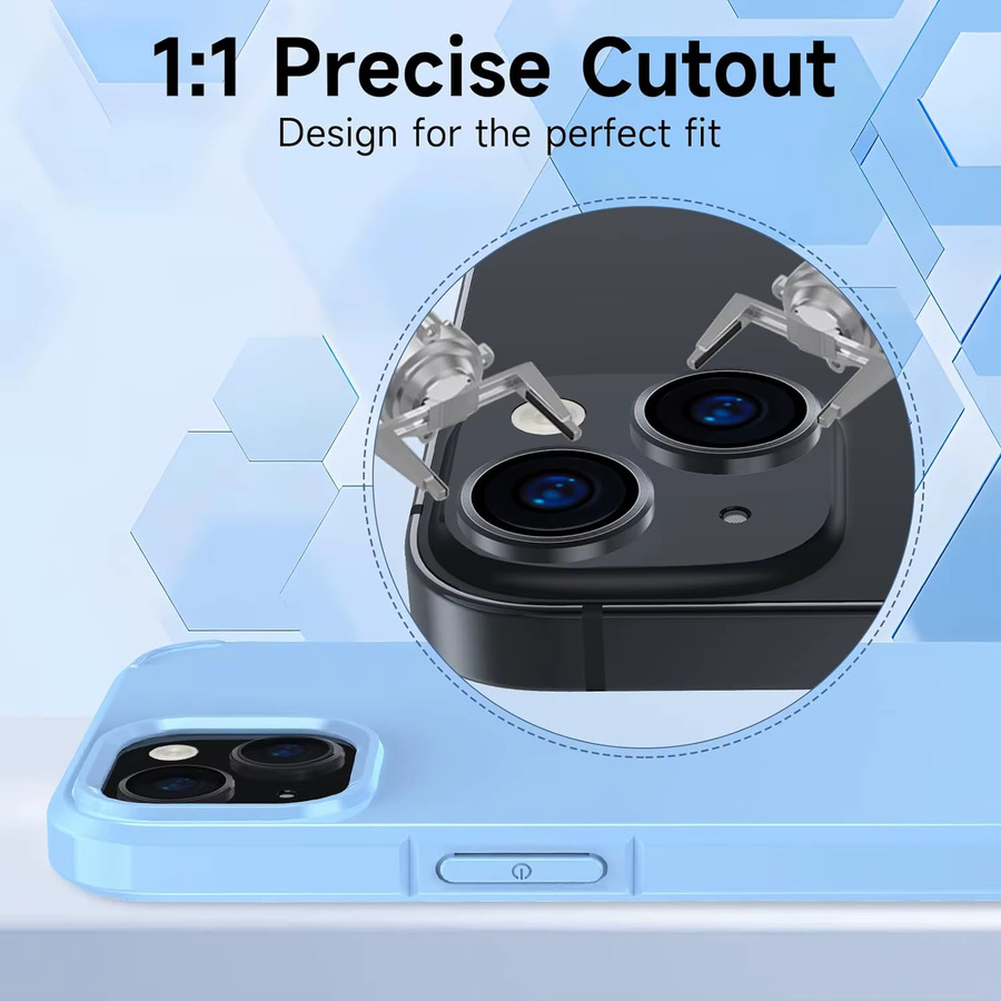 Kamera Objektiv Schutz Abdeckung für iPhone 16 E in Transparent - Bild 4