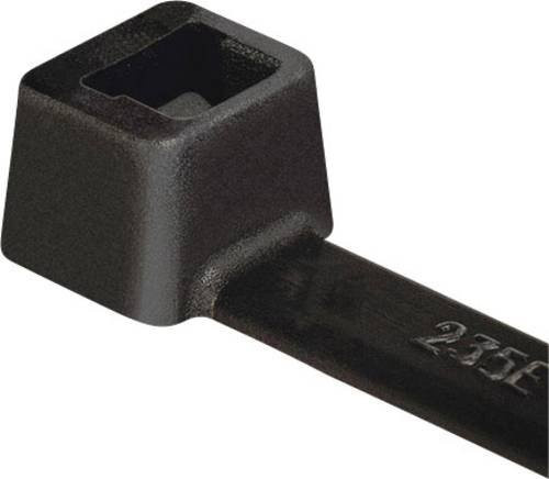 HellermannTyton Kabelbinder T18I-PA66W-BK Schwarz UV-stabilisiert 1000 Stück - Bild 1