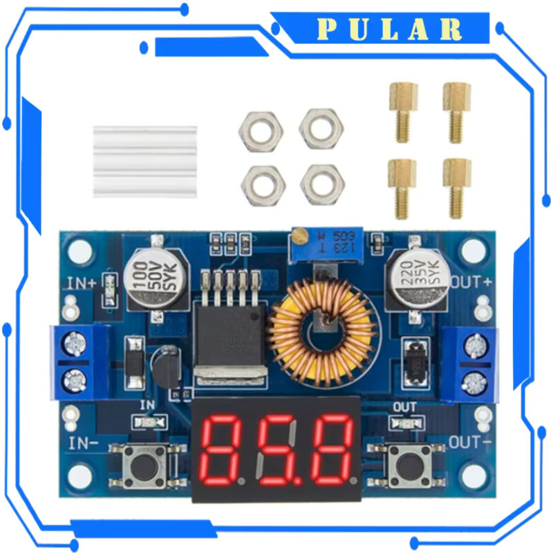 SAMIORE ROBOT XL4015 DC-zu-DC Step Down Modul Lithium-Ladegerät mit LED-Stromwandler für 5A - Bild 2