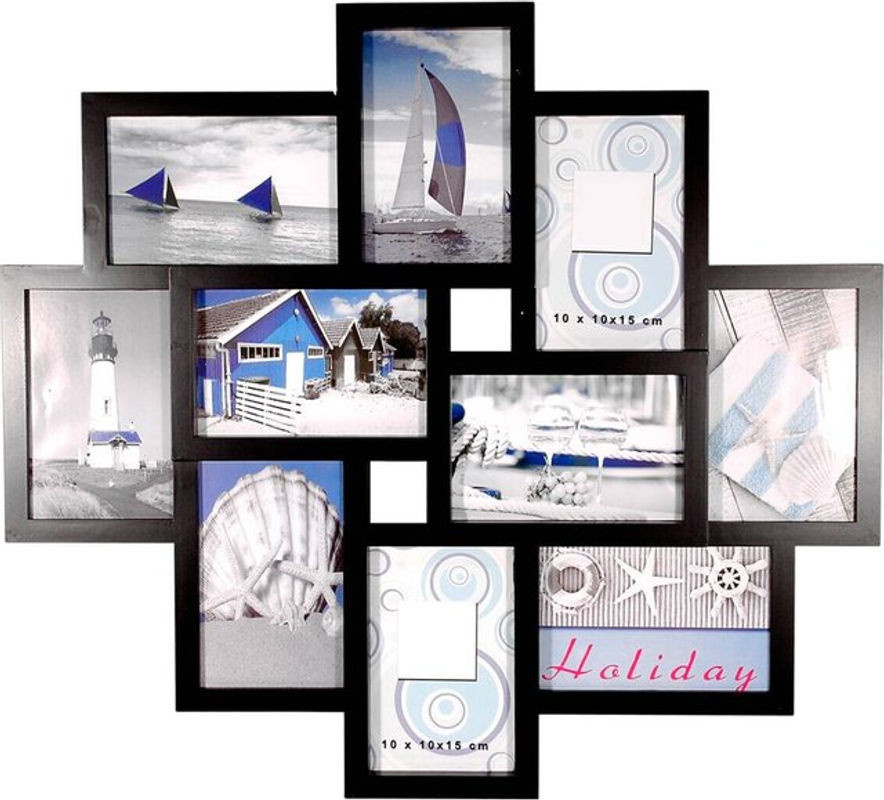 The Wall Galerierahmen schwarz quadratisch B/H/T: 55 x 55 x 3 cm - Bild 1