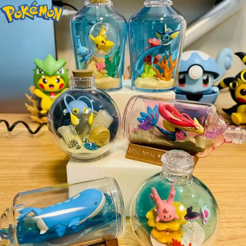 Re-Ment Pokémon Aqua Bottle Collection Encounter Shining Waterside, Blind Box - Bild 1