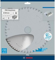 Bosch Kreissägeblatt für Aluminium mit 68 Zähnen, Durchmesser: 254 mm, Bohrung: 30 mm - Bild 2