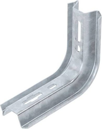 OBO Bettermann Wand- und Stielausleger aus Metall in Silber, L x B x H: 14,5 x 14,5 x 2,0 cm - Bild 1