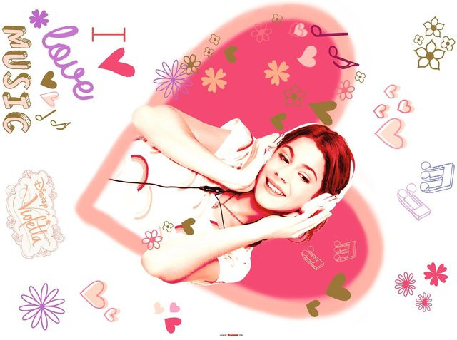 Komar Deko-Sticker Violetta für Kinder, Mehrfarbig, B: 50 cm x H: 70 cm - Bild 1