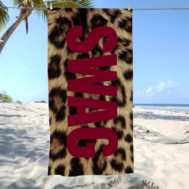 Swag Style Strandtuch aus Mikrofasergewebe, super saugfähig und weich, Multicolour, B/H: 35 x 60 cm - Bild 1