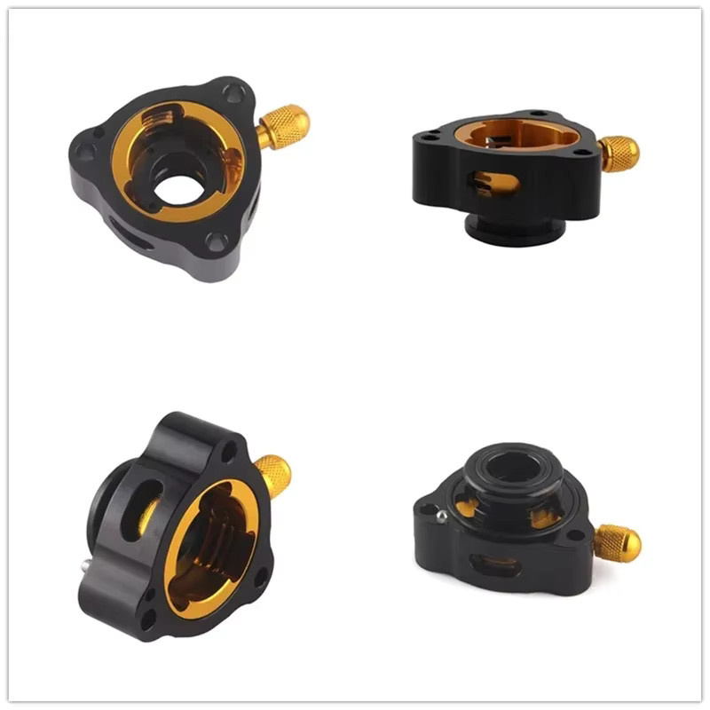 Einstellbarer Blow Off Ventil Adapter Spacer für Fiat Punto Evo 1,4 Multiair 123ps in Schwarz - Bild 3