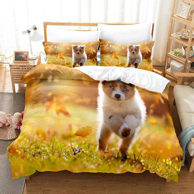 Binchi Outdoor Product Hunde-Bettwäsche-Set mit 3D-Print, Mehrfarbig, B/H: 135 x 200 cm - Bild 1