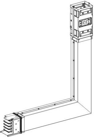 Schneider Electric KSC800DLE4A KSC Winkelelement 800A flach PE innen - Bild 1