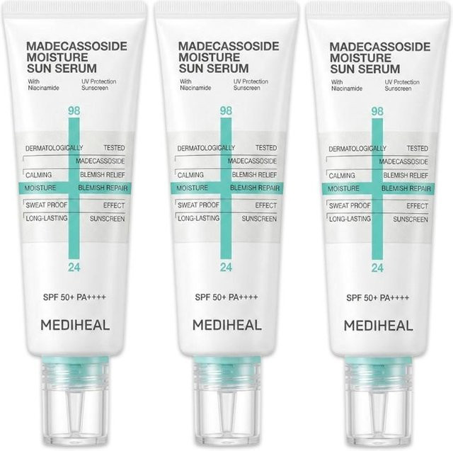 Mediheal Madecassosid Sonnenserum, 50 ml, mit Niacinamid, LSF 50+ - Bild 1