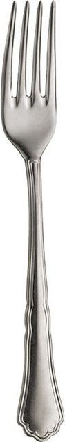Pintinox Tafelgabel SETTECENTO in Silber mit Vintage-Optik, 12er Set, Länge: 20,1 cm - Bild 1
