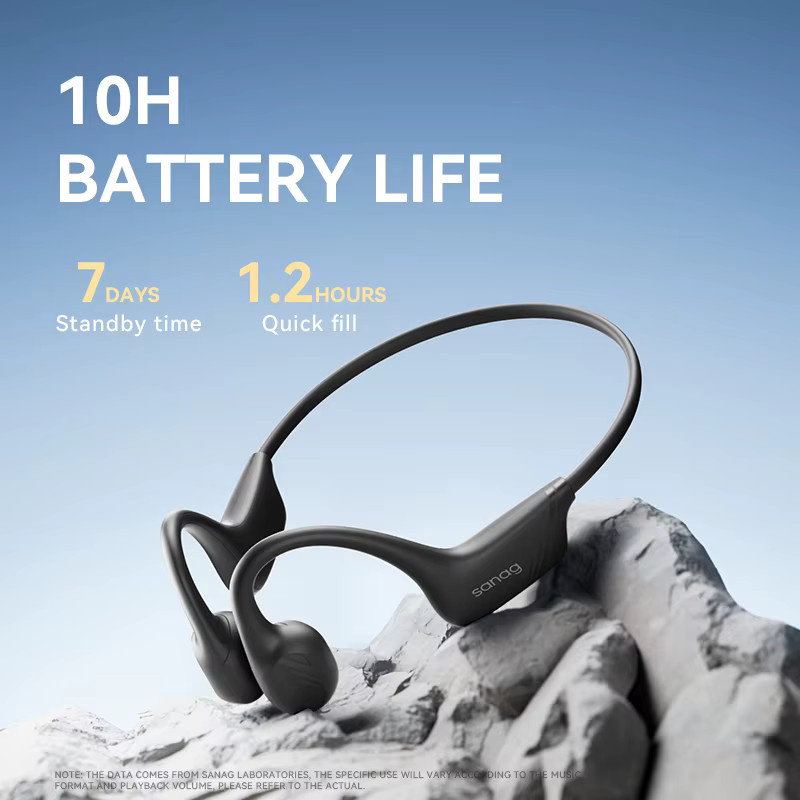 Sanag B21S True Bone Conduction Bluetooth-Kopfhörer mit HiFi-Sound in Schwarz oder Blau - Bild 4