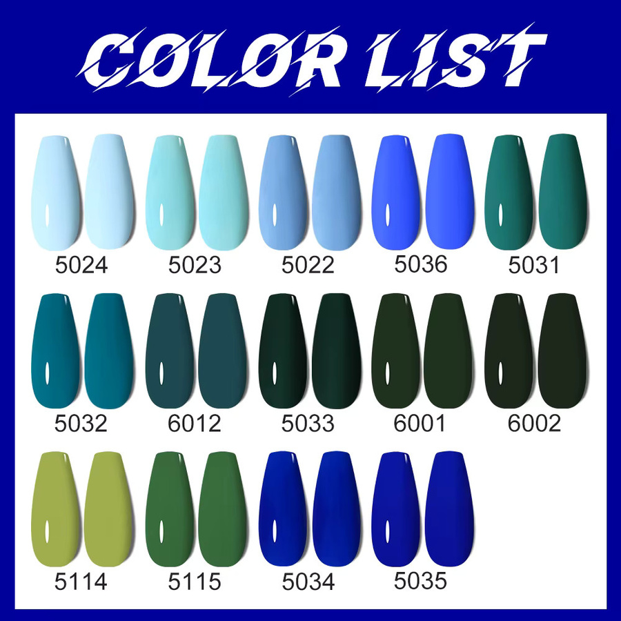 Rainbow Ghini Nagellack, Kornblumenblau, 15 ml - Bild 4