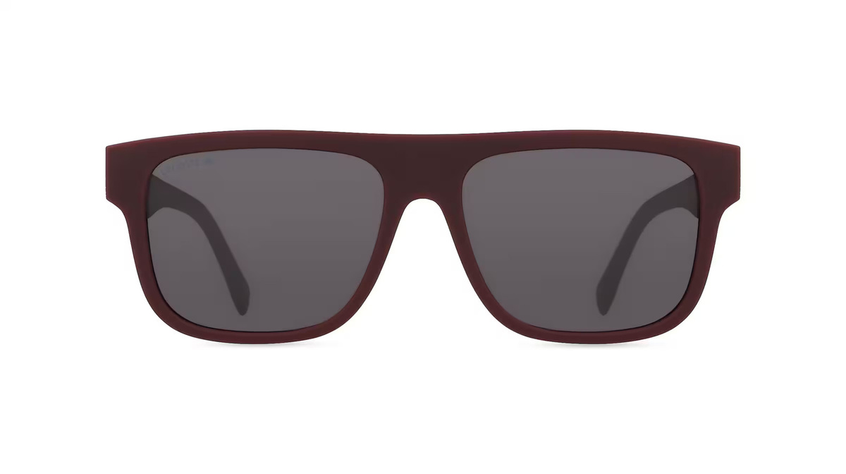 Lacoste L6001S Sonnenbrille, Vollrand, Quadratisch, Kunststoff, rot, grau, Herren - Bild 1