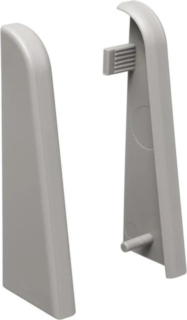 Haro Living Endkappe für Sockelleisten in Grau, Breite: 58 mm, Höhe: 19 mm - Bild 1