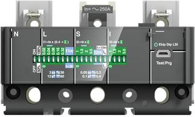 ABB EKIP LSIG Leistungsschalter MCB grau mit 100 A - Bild 1